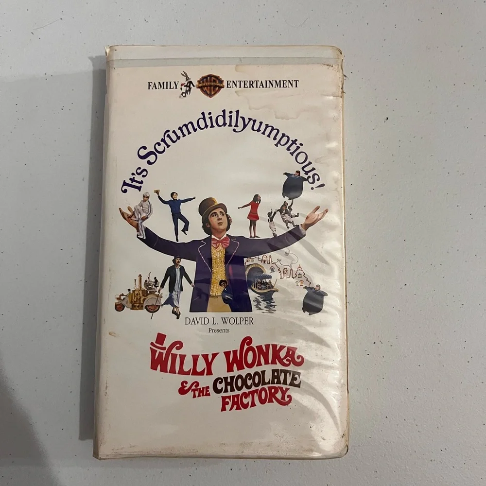 Willy Wonka & the Chocolate Factory VHS Movie